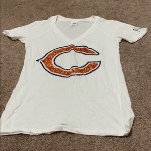 VS Pink Sequin Chicago Bears T-shirt